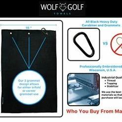 Cheapest ⌛ Funny Golf Towel - Golf Gifts For Men - Embroidered Golf Towels For Golf Bags With Clip - I Use This Towel To Wash My Balls Black - Wa 💯 -FootJoy shop 51cv6DCLaNL