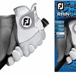 Outlet 𧨠Men's RainGrip Golf Gloves, Pair (White) White / Gre π 11 Outlet 𧨠Men's RainGrip Golf Gloves, Pair (White) White / Gre π -FootJoy shop 51cyGNK66L. AC