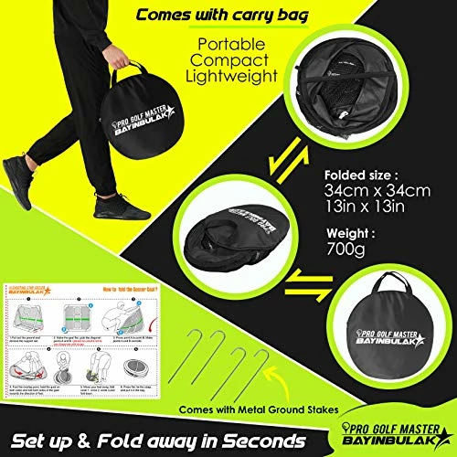 Budget π― 2 In 1 Golf Chipping Practice Net Backyard Driving 2.5'Γ2.5' Golf Accessories For Men Gift, 1 Pack Black βοΈ 7 Budget π― 2 In 1 Golf Chipping Practice Net Backyard Driving 2.5'Γ2.5' Golf Accessories For Men Gift, 1 Pack Black βοΈ - Image 5