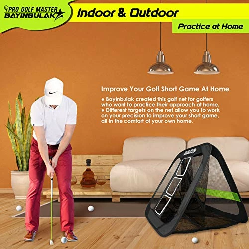 Budget π― 2 In 1 Golf Chipping Practice Net Backyard Driving 2.5'Γ2.5' Golf Accessories For Men Gift, 1 Pack Black βοΈ 5 Budget π― 2 In 1 Golf Chipping Practice Net Backyard Driving 2.5'Γ2.5' Golf Accessories For Men Gift, 1 Pack Black βοΈ - Image 3