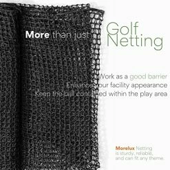 Wholesale 🧨 Golf Netting Material - Golf Hitting Net For Backyard - Sport Netting Barrier - High Impact Nets For Sports (Black, 20mm Mesh) 🥰 -FootJoy shop 51eZJC2TztL