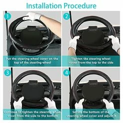 Deals π Premium PU Leather Steering Wheel Cover For EZGO Golf Cart, 13 Inch Black Red π 10 Deals π Premium PU Leather Steering Wheel Cover For EZGO Golf Cart, 13 Inch Black Red π -FootJoy shop 51f22ILsMjL