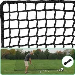 Hot Sale ⭐ Golf Practice Net Golf Ball Hitting Netting,Heavy Duty Nylon Golf Sports Netting Barrier Nets 10x10ft/10x15ft/10x20ft… ❤️ -FootJoy shop 51jqrvZuYL. AC