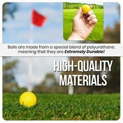 Outlet 🧨 36 Pack Foam Golf Practice Balls Light Soft Elastic Training Multifunction Sport Balls Yellow*36 ✨ -FootJoy shop 51l0nxBr5bL