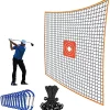 Budget 👏 SAPLIZE Golf Practice Net With Target Cloth, Carabiners And Elastic Cords, Heavy Duty Golf Ball Barrier Hitting Net, Golf High Impact Net, 10x10 Ft / 10x 20 Ft / 10x15 Ft 🤩 -FootJoy shop 51lBV JSIeL. AC