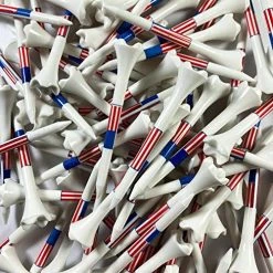 Hot Sale 🎉 2-3/4" Pride Performance Golf Tees, USA Flag, 100 Count 🔥