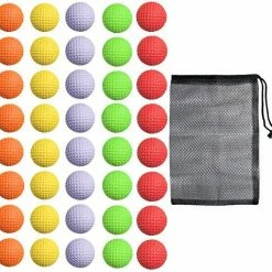 Outlet ⭐ 40 Pack Foam Golf Practice Balls - Realistic Feel And Limited Flight Training Balls For Indoor Or Outdoor 40 Orang 🔥 -FootJoy shop 51mVWMyA2RL. AC