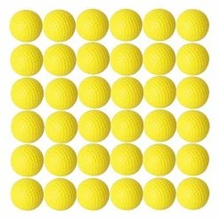 Outlet 🧨 36 Pack Foam Golf Practice Balls Light Soft Elastic Training Multifunction Sport Balls Yellow*36 ✨