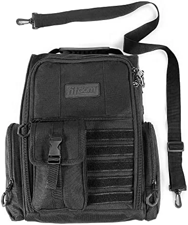 Outlet π Fitdom Golf π Shoe Bag - Tactical Style Zippered Black π Shoe Carrier Bags With Ventilation & Multiple Outside Pockets For 𧦠Socks Tees Gloves Brush & Other Accessories ETC Storage. Perfect For π© Women & Men π 10 Outlet π Fitdom Golf π Shoe Bag - Tactical Style Zippered Black π Shoe Carrier Bags With Ventilation & Multiple Outside Pockets For 𧦠Socks Tees Gloves Brush & Other Accessories ETC Storage. Perfect For π© Women & Men π - Image 8