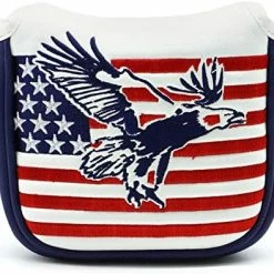 Budget 🤩 Golf Golf Putter Cover, Golf Club Head Covers Mallet Putter Headcover Synthetic Leather Golf Blade Putter Cover With Magnetic Closure & America USA Style For Golf Putter Covers For Blade Putter Covers 😍 -FootJoy shop 51o9TEVEoOL. AC