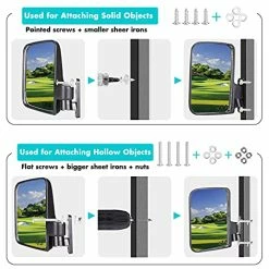 Hot Sale β Golf Cart Side Mirrors For Club Car EZ-GO Yamaha And Others Multiple Size Clips Black π― 14 Hot Sale β Golf Cart Side Mirrors For Club Car EZ-GO Yamaha And Others Multiple Size Clips Black π― -FootJoy shop 51oS15iYIGL