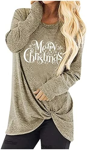 Best Pirce ✔️ JJHAEVDY Womens 🎅 Christmas Sweatshirt Xmas Doodles 👚 Shirt Casual Crewneck Long Sleeve Pullover Tops Khaki-2 ✨ 14 Best Pirce ✔️ JJHAEVDY Womens 🎅 Christmas Sweatshirt Xmas Doodles 👚 Shirt Casual Crewneck Long Sleeve Pullover Tops Khaki-2 ✨ - Image 12
