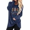 Best Pirce ✔️ JJHAEVDY  Womens 🎅 Christmas Sweatshirt Xmas Doodles 👚 Shirt Casual Crewneck Long Sleeve Pullover Tops Khaki-2 ✨
