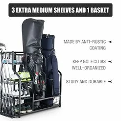 Cheapest 🌟 Mythinglogic Golf Storage Garage Organizer,Golf Bag Storage Stand And Other Golfing Equipment Rack,Extra Large Design For Golf Clubs Accessories ⌛ -FootJoy shop 51qLcgHtaxS