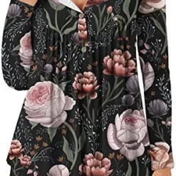 Hot Sale 🔥 JJHAEVDY Womens Floral Tie-Dye Tops V Neck T-Shirts Button Up Tunic Casual Flowy Pleats Tanks Long Sleeve Blouses 5-red 😍 22 Hot Sale 🔥 JJHAEVDY Womens Floral Tie-Dye Tops V Neck T-Shirts Button Up Tunic Casual Flowy Pleats Tanks Long Sleeve Blouses 5-red 😍 -FootJoy shop 51r46dh71L. AC