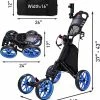 Deals βοΈ Golf Push Cart, 4 Wheel Folding Compact Golf Pull Cart With With Umbrella Drink Holder, Golf Cart For Golf Bag, Clubs Blu βοΈ 1 Deals βοΈ Golf Push Cart, 4 Wheel Folding Compact Golf Pull Cart With With Umbrella Drink Holder, Golf Cart For Golf Bag, Clubs Blu βοΈ -FootJoy shop 51ruhrU0tmL