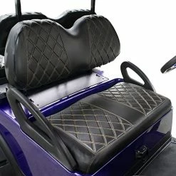 Wholesale 🥰 Golf Cart Diamond Seat Cover For Club Car EZGO Yamaha, Golf Cart Vinyl Seat Cover With Brown Stitching Et Front Seat Cover - Black (brown Stitching) 🌟 -FootJoy shop 51sN5w0NW2L. AC