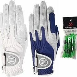 New 🥰 Ladies Compression-Fit Synthetic Golf Glove 2 Pack, Includes Free Tee Pack, Universal-Fit White/red 👍 -FootJoy shop 51syAnhI4EL. AC