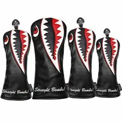 Budget π Black Flying Tiger Warshark Golf Driver Headcover For Taylormade M3 M4 M5 M6 SIM Golf Club Available For Driver Size Wood Size Rescue Size π 11 Budget π Black Flying Tiger Warshark Golf Driver Headcover For Taylormade M3 M4 M5 M6 SIM Golf Club Available For Driver Size Wood Size Rescue Size π -FootJoy shop 51tXnYC3dZL