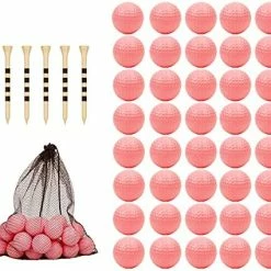 Outlet ⭐ 40 Pack Foam Golf Practice Balls - Realistic Feel And Limited Flight Training Balls For Indoor Or Outdoor 40 Orang 🔥 -FootJoy shop 51tlrR89GaL. AC