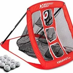 Best deal 💯 Pop Up Golf Chipping Net | Choose Standard Or Light-Up | Outdoor / Indoor Golfing Target Accessories And Backyard Practice Swing Game | Includes Foam Practice Ball 👏 -FootJoy shop 51uEJbXwXVL. AC