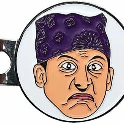 Wholesale π Balanced Co. Michael Scott Golf Hat Clip With Enamel Magnetic Ball Marker β¨