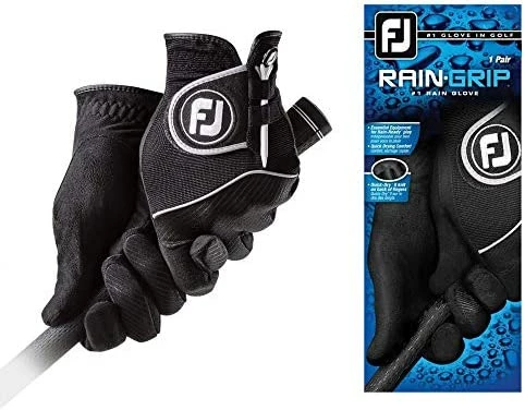 Outlet 𧨠Men's RainGrip Golf Gloves, Pair (White) White / Gre π 6 Outlet 𧨠Men's RainGrip Golf Gloves, Pair (White) White / Gre π - Image 4