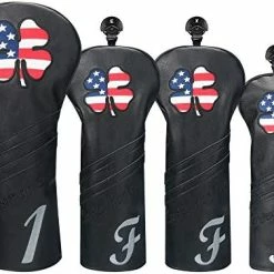 Best Sale π USA US Flag Clover Leather Black Driver Fairway Wood Rescue Hybrid Cover Headcover Also For Customization Version With Your Name Stitched F Wood Coverf π 20 Best Sale π USA US Flag Clover Leather Black Driver Fairway Wood Rescue Hybrid Cover Headcover Also For Customization Version With Your Name Stitched F Wood Coverf π -FootJoy shop 51vyMKxLRxL. AC