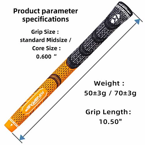 New π― KINGRASP Golf Grips, Standard/Midsize, Golf Grips Set Of 13(Free 13 Tapes), Anti-Slip Rubber Golf Club Grips, 8Colors Optional Red π₯° 4 New π― KINGRASP Golf Grips, Standard/Midsize, Golf Grips Set Of 13(Free 13 Tapes), Anti-Slip Rubber Golf Club Grips, 8Colors Optional Red π₯° - Image 2