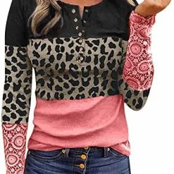 Wholesale ✨ JJHAEVDY  2022 Fall Winter 👩 Women's Long Sleeve Blouses Casual Button Down Sweatshirts Loose Fit Pullover Tunic Top 1-dark Green ⭐ -FootJoy shop 51x9HCBU7uL. AC