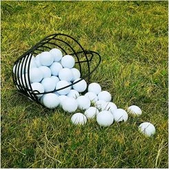 Outlet ⌛ 10L0L Metal Golf Ball Basket, Golf Ball Bucket Container Black, 2-Pack 🎁 -FootJoy shop 61ABrRiD7mL