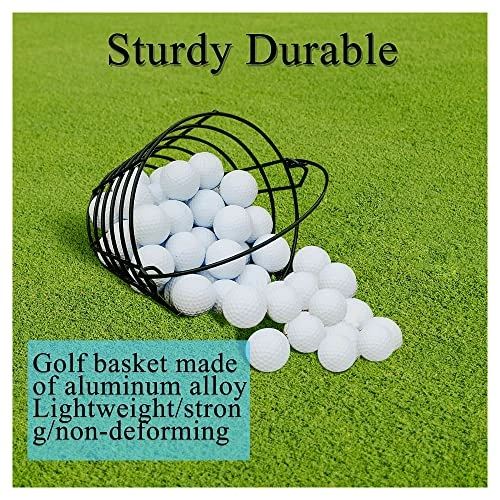 Promo 𧨠10L0L Golf Ball Basket - Golf Ball Bucket Suitable For Golf Practise And Competition Anti-Rust Black π 5 Promo 𧨠10L0L Golf Ball Basket - Golf Ball Bucket Suitable For Golf Practise And Competition Anti-Rust Black π - Image 3