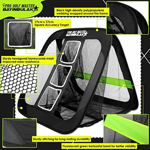 Budget π― 2 In 1 Golf Chipping Practice Net Backyard Driving 2.5'Γ2.5' Golf Accessories For Men Gift, 1 Pack Black βοΈ 8 Budget π― 2 In 1 Golf Chipping Practice Net Backyard Driving 2.5'Γ2.5' Golf Accessories For Men Gift, 1 Pack Black βοΈ - Image 6
