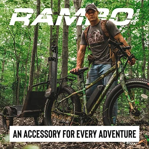 Buy π Bikes Aluminum Bike Trailer Cart - Heavy-Duty Game Cart And Utility Trailer - 300lbs Maximum Capacity - 6061 Aluminum Alloy Frame, 16" Fat Tires For Any Terrain - All-Purpose Foldable Trailer π 5 Buy π Bikes Aluminum Bike Trailer Cart - Heavy-Duty Game Cart And Utility Trailer - 300lbs Maximum Capacity - 6061 Aluminum Alloy Frame, 16" Fat Tires For Any Terrain - All-Purpose Foldable Trailer π - Image 3