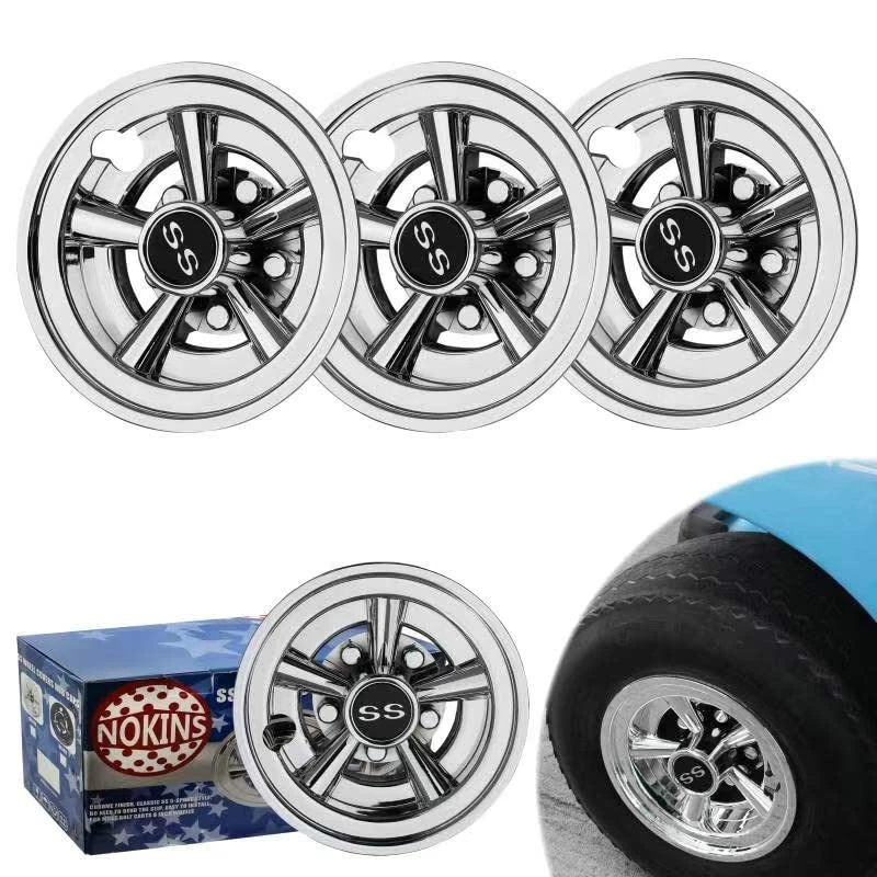 Cheapest βοΈ Golf Cart SS Wheel Covers Hubcaps, 8 Inch Chrome Golf Cart Hub Caps Snap-on Installation (Set Of 4), Fits EZGO Yamaha Club Car π 3 Cheapest βοΈ Golf Cart SS Wheel Covers Hubcaps, 8 Inch Chrome Golf Cart Hub Caps Snap-on Installation (Set Of 4), Fits EZGO Yamaha Club Car π