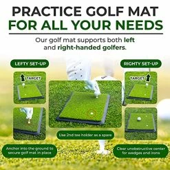 Coupon ⭐ 17.5 X 13.5 Golf Hitting Mat - Golf Practice Mat - Golf Mat Backyard - Golf Mat Indoors - Golf Training Mat - Golf Hitting Pad - Golf Turf Mat - Chipping Mat - Indoor Golf Matt ⭐ 9 Coupon ⭐ 17.5 X 13.5 Golf Hitting Mat - Golf Practice Mat - Golf Mat Backyard - Golf Mat Indoors - Golf Training Mat - Golf Hitting Pad - Golf Turf Mat - Chipping Mat - Indoor Golf Matt ⭐ -FootJoy shop 61ijgN54OJL