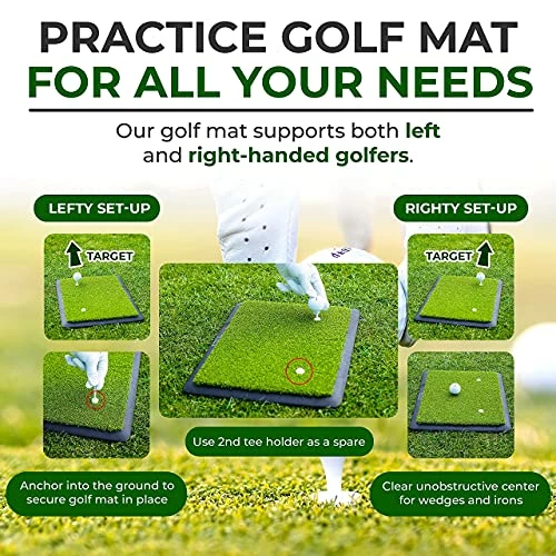 Coupon ⭐ 17.5 X 13.5 Golf Hitting Mat - Golf Practice Mat - Golf Mat Backyard - Golf Mat Indoors - Golf Training Mat - Golf Hitting Pad - Golf Turf Mat - Chipping Mat - Indoor Golf Matt ⭐ 4 Coupon ⭐ 17.5 X 13.5 Golf Hitting Mat - Golf Practice Mat - Golf Mat Backyard - Golf Mat Indoors - Golf Training Mat - Golf Hitting Pad - Golf Turf Mat - Chipping Mat - Indoor Golf Matt ⭐ - Image 2