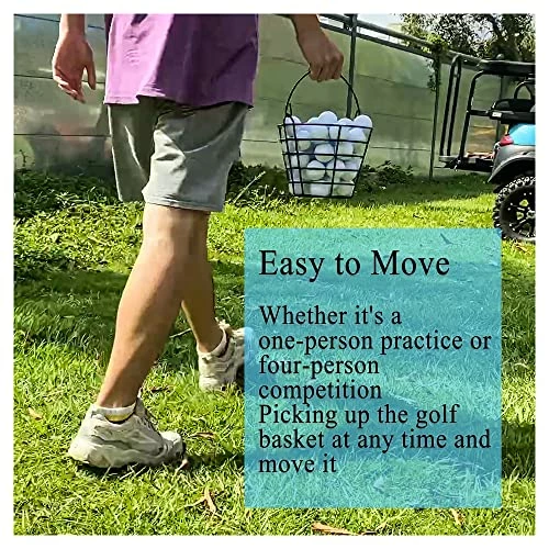Promo 𧨠10L0L Golf Ball Basket - Golf Ball Bucket Suitable For Golf Practise And Competition Anti-Rust Black π 4 Promo 𧨠10L0L Golf Ball Basket - Golf Ball Bucket Suitable For Golf Practise And Competition Anti-Rust Black π - Image 2