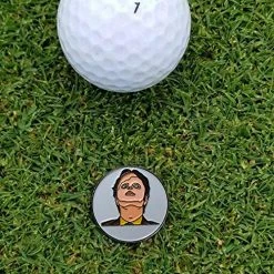 Cheapest ✨ Balanced Co. Dwight Schrute Golf Hat Clip With Enamel Magnetic Ball Marker ⭐ -FootJoy shop 61qzyonnAhL